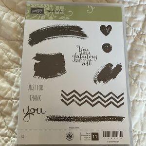 Stampin’ Up! Work of Art Stamp Set